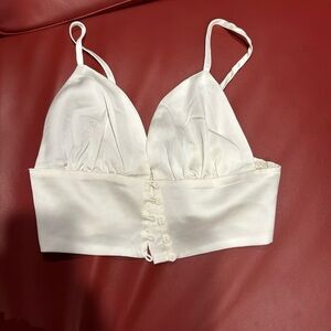 White crop top